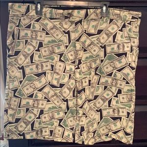 Money golf shorts